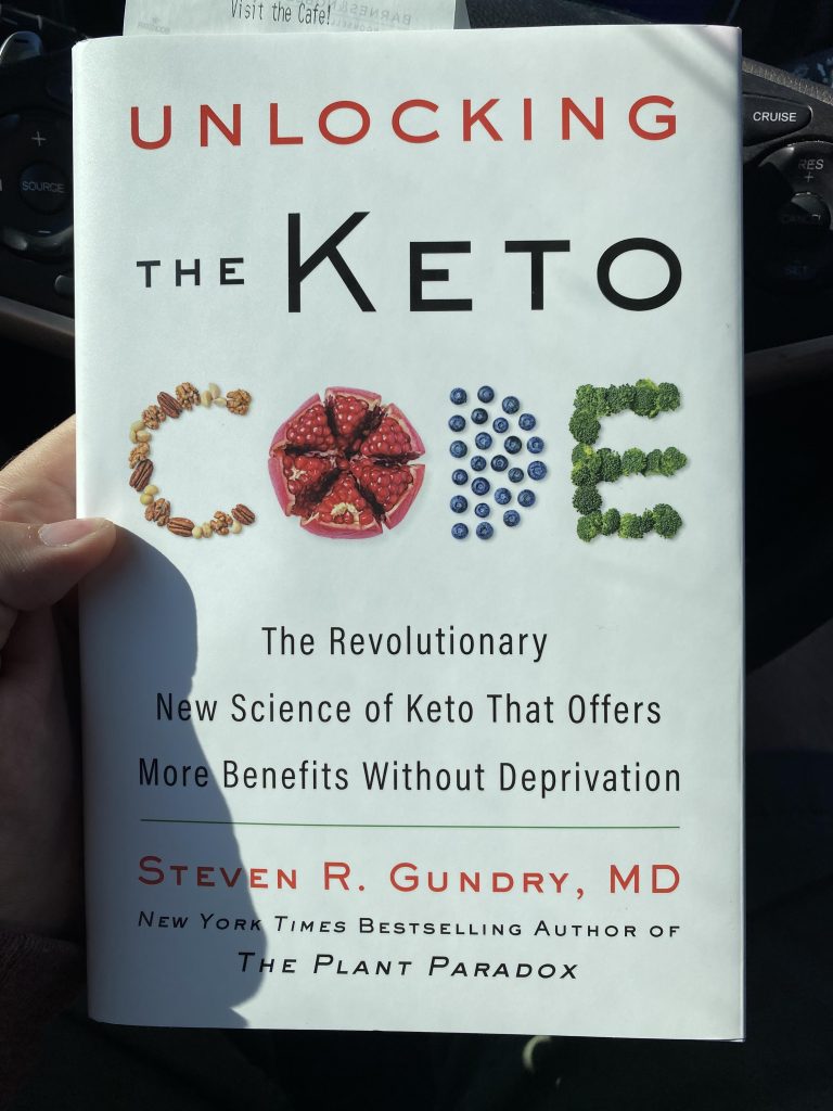 Book cover for "Unlocking the Keto Code"